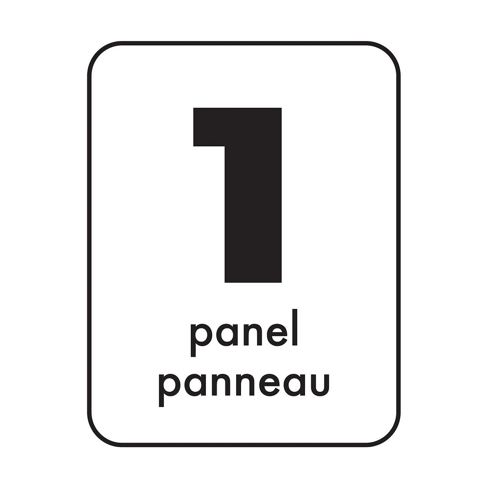 Panneau de tenture à œillets Mainstays en faux daim