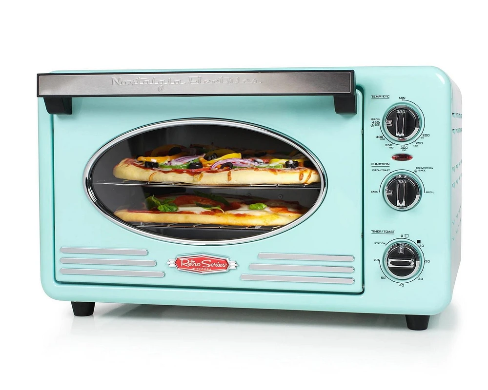 Nostalgia RTOV2AQ Retro 12-Slice Convection Toaster Oven