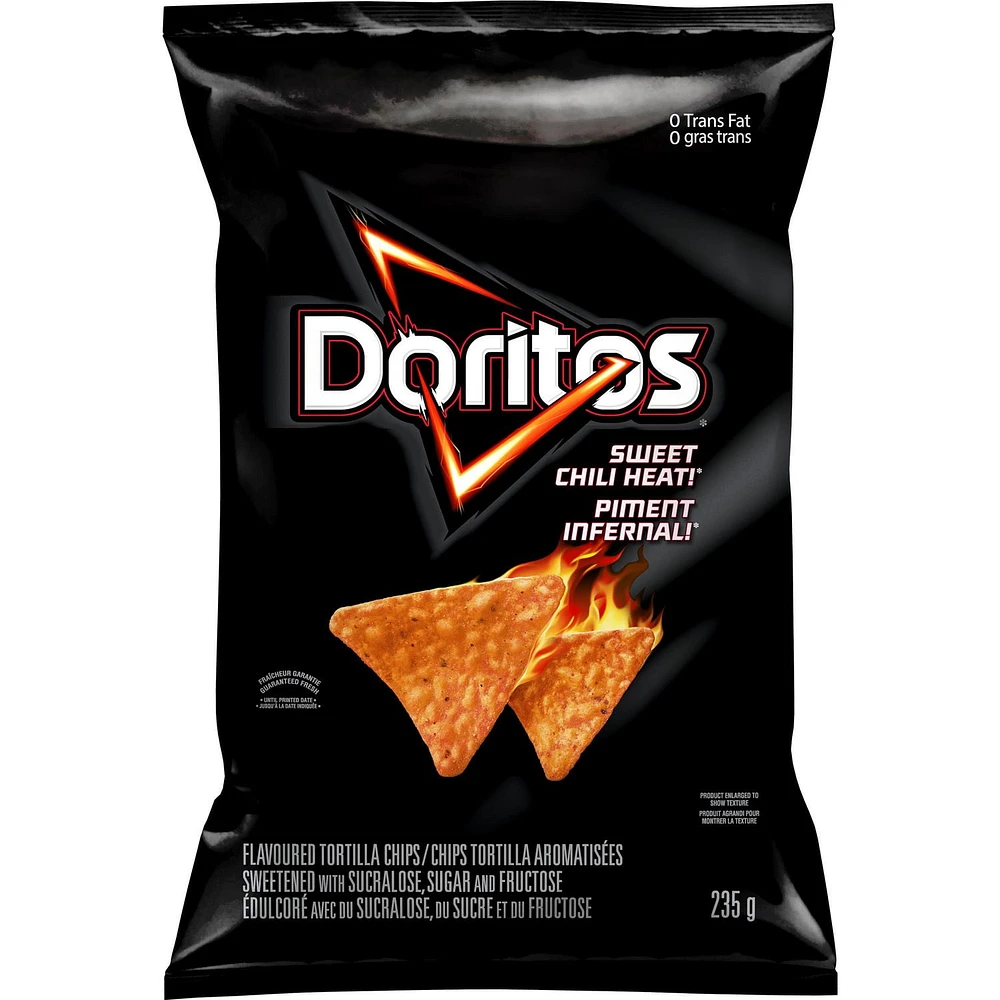 Doritos Chips tortilla aromatisées Piment infernal! 235g