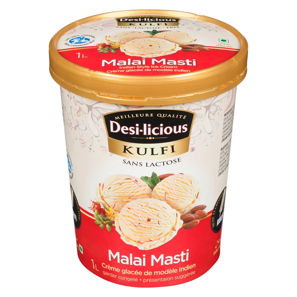 Desi-licious Malai Masti Kulfi Indian Style Ice Cream