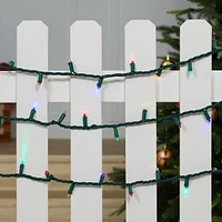 Guirlande de Noël lumineuse EZ-Illuminations, 60 DEL, 11,2 pieds, super étincelantes, multicolore