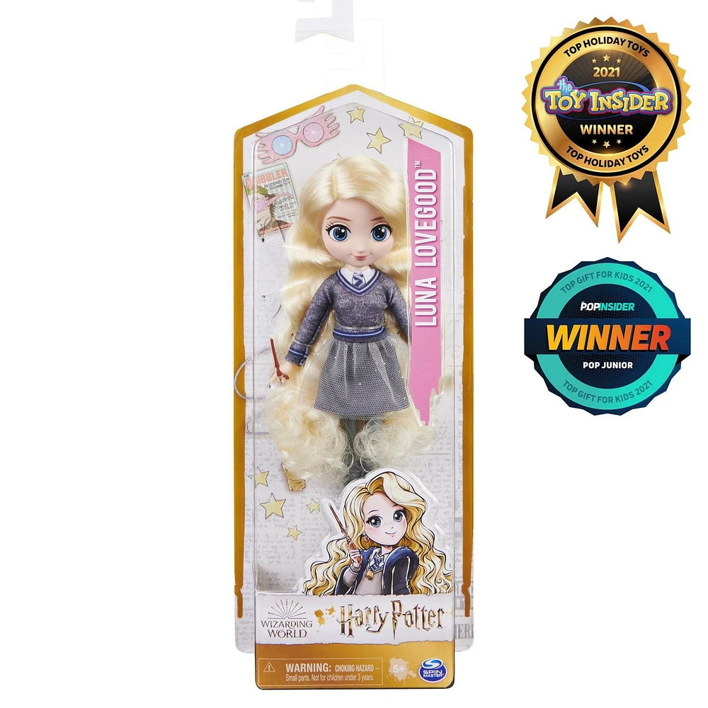 Wizarding World, Poupée Luna Lovegood de 20,3 cm, jouets pour filles à partir de 5 ans