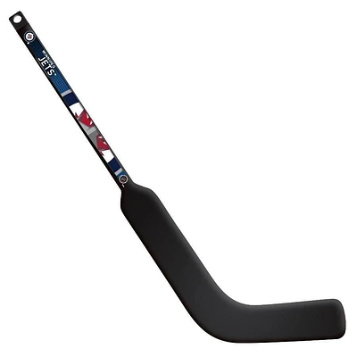 Mini-bâton de gardien de hockey en composite LNH Winnipeg Jets - blanc ou noir Mini bâton LNH Winnipeg