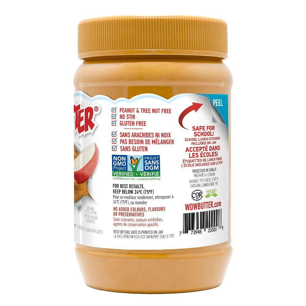 WOWBUTTER Peanut Free Spread Creamy, 500 g