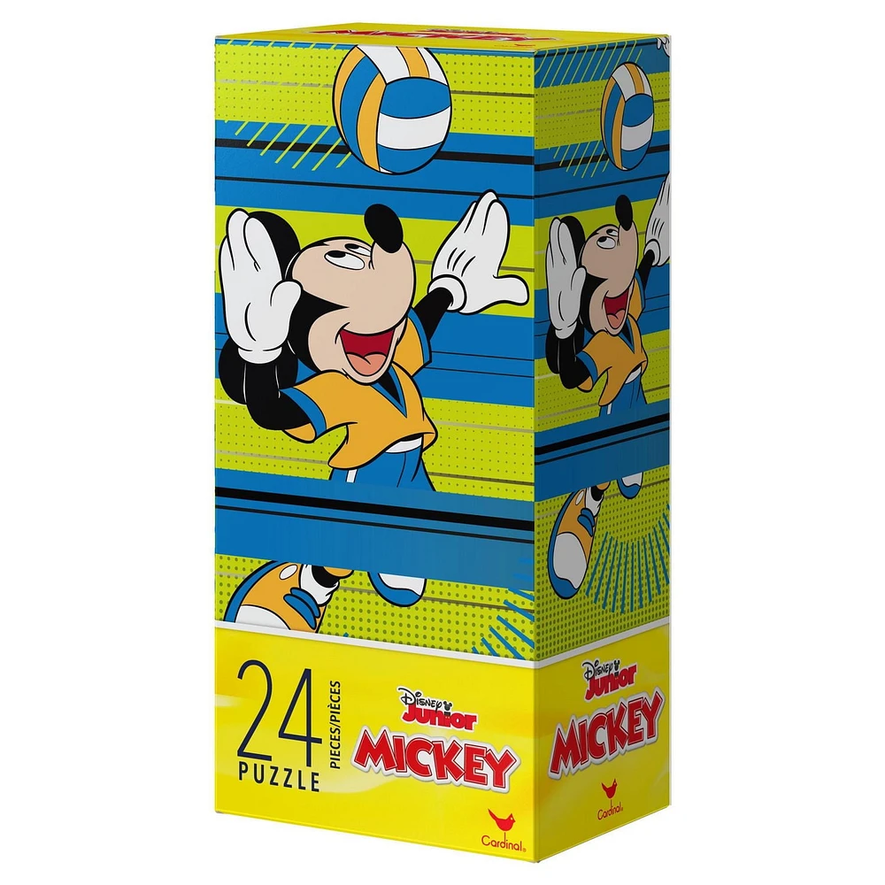 Mickey Mouse 24-Piece Jigsaw Puzzle for Kids Ages 4 and up