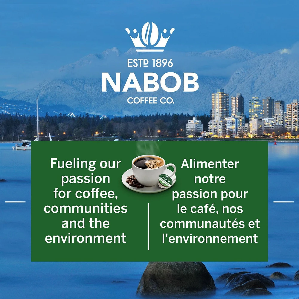 Dosettes de café Nabob 1896 Tradition compostables à 100 %