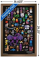 Minecraft - Mobbery Wall Poster, 22.375" x 34"