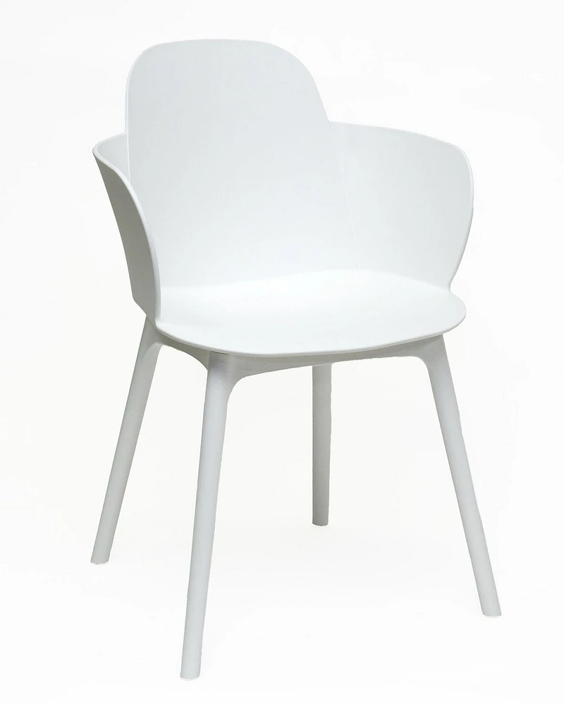 Dura Granada Set of 4 White Chairs