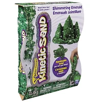 Sable à modeler irrésistible émeraude scintillant de Kinetic Sand, 1 lb (454 g)