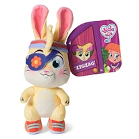 Vida la Véto, Peluche Zigzag, animaux en peluche de 23 cm de haut avec fourrure ultra-douce, jouets pour filles et garçons à partir de 3 ans