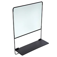 Truu Design Miroir mural décoratif en métal - carré