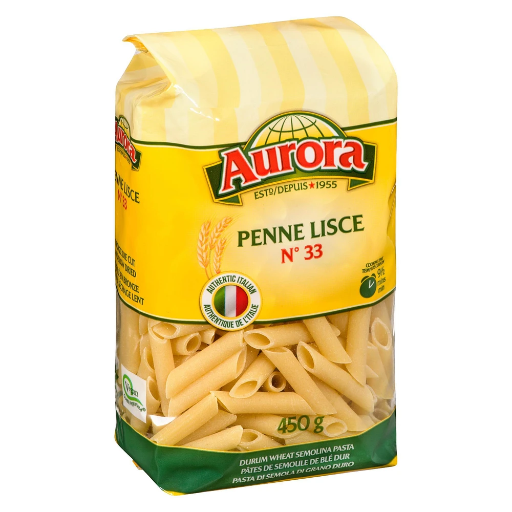 Aurora Penne #33 Pasta, 450 GR