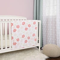 Couverture en peluche à fleurs George Baby