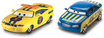 Disney•Pixar Cars Coffret De 2 Véhicules Disney•Pixar Cars - Charlie Checker Et Tom Employé De La Course