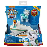 PAW Patrol, Déneigeuse d'Everest avec figurine à collectionner, pour les enfants à partir de 3 ans