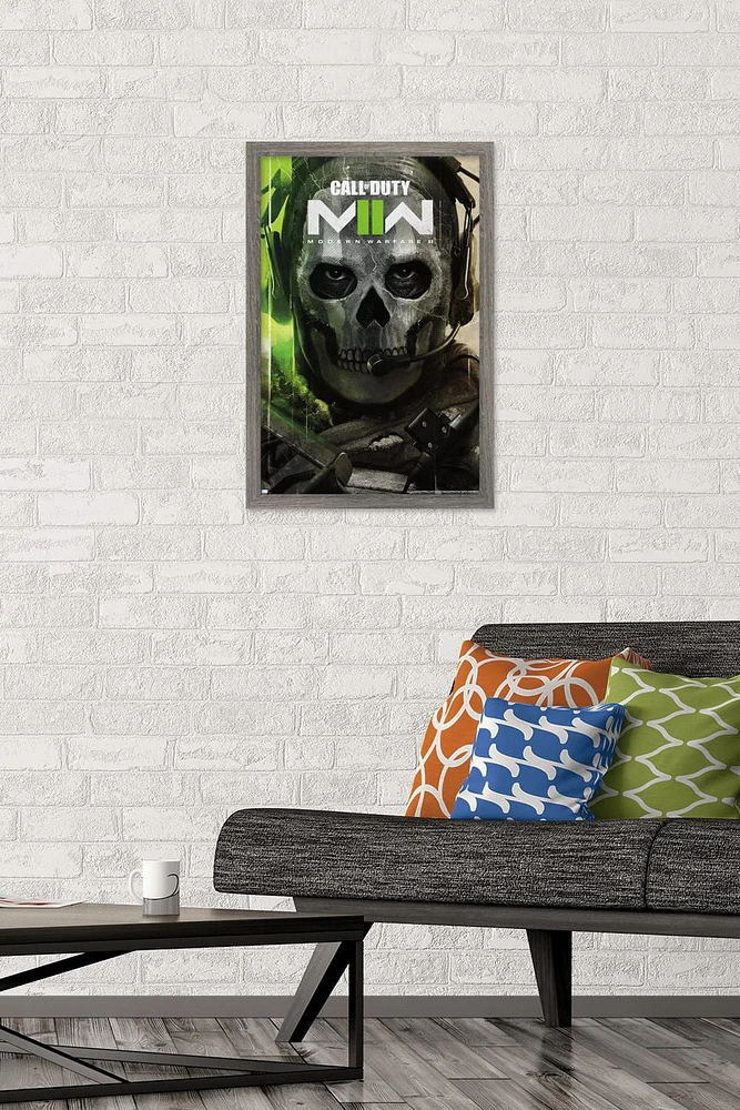 Call of Duty: Modern Warfare 2 - Key Art Wall Poster, 14.725" x 22.375" Framed