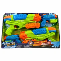 Adventure Force Paquet de 4 Aqua Squad Water Blaster Value Set