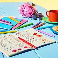 Stylos feutres parfumés Paper Mate Flair, parfums et couleurs assortis, pointe moyenne (0,7 mm) 6 unités