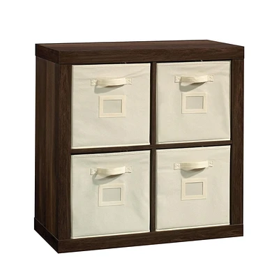 Sauder® Collection Stow-Away 4 Cube Organisateur, Finition Smoked Oak, 421548