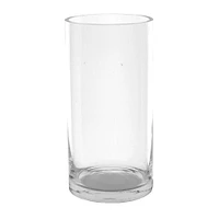 Vase en verre en forme de cylindre Vase decoratif