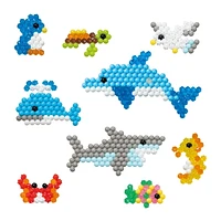 Aquabeads Arts & Crafts Recharge sur le thème de la vie océanique avec perles et modèles