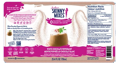 Syrup White Chocolate Peppermint SF, 750ml/6