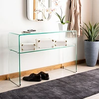 Safavieh Hollis Table Console en Verre