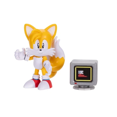 Sonic the Hedgehog 4 Inch Figures - Classic Tails with Item Box