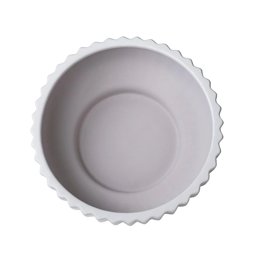 Better Homes & Gardens 8" Ceramic Cup Pot-White, Flower pot