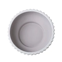 Better Homes & Gardens 8" Ceramic Cup Pot-White, Flower pot