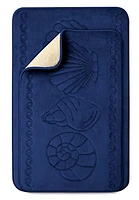 Swift Home Memory Foam Sea Shell Bath Mat