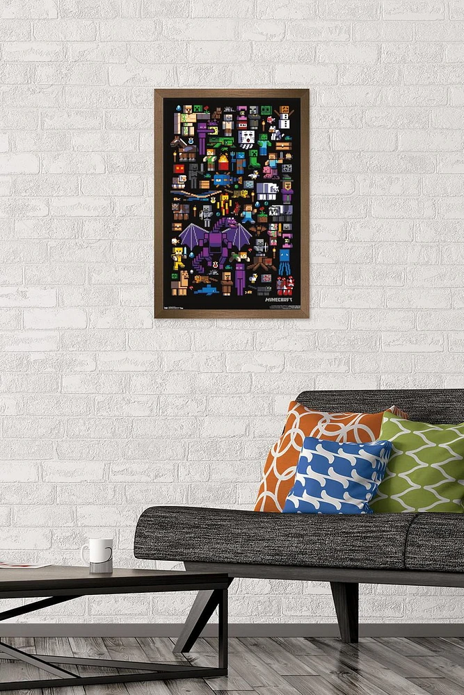 Minecraft - Mobbery Wall Poster, 22.375" x 34"