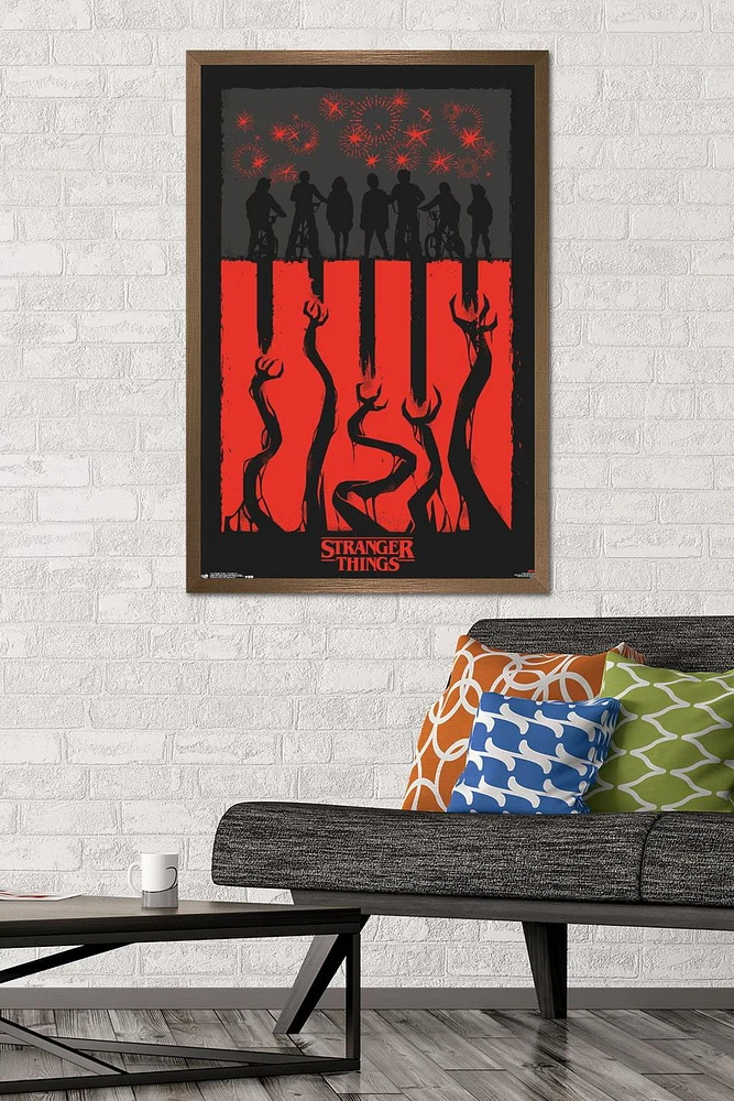Netflix Stranger Things: Season 3 - 4Th Illustration Wall Poster, 22.375" x 34"