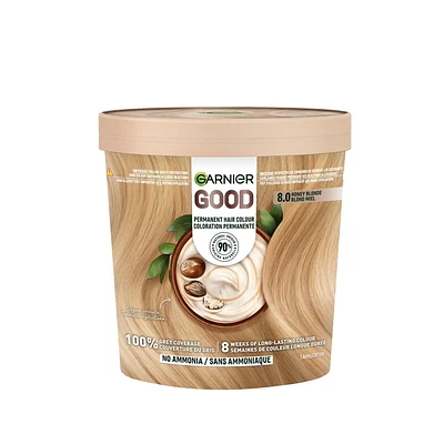 Garnier GOOD, Coloration Permanente, 100% Couverture du Gris, Sans Ammoniaque, 1 unité Sans Ammoniaque