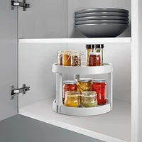 Metaltex 2-Tier Rotating Organizer
