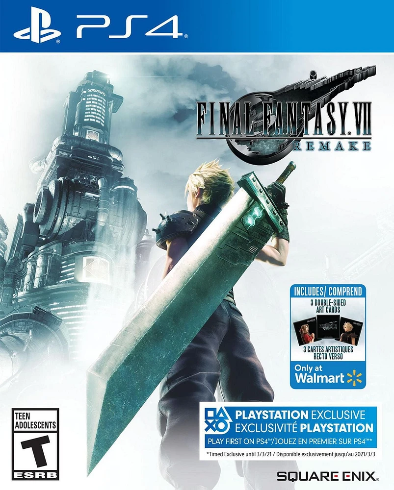 Final Fantasy VII Remake Standard Edition (PS4)., PlayStation 4