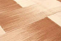 ECARPETGALLERY Tapis Fait à la Main pour Salon, Salle à Manger et Chambre à Coucher Transitionnel Collection Moldovia Patch 4'7" x 6'6" en Brun