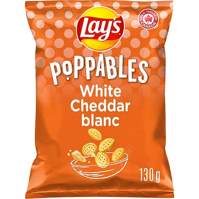 Lay’s Poppables White Cheddar flavoured potato snacks, 130g