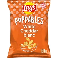 Lay’s Poppables White Cheddar flavoured potato snacks, 130g