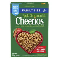 Cheerios Apple Cinnamon Cereal, Family Size, 778 g