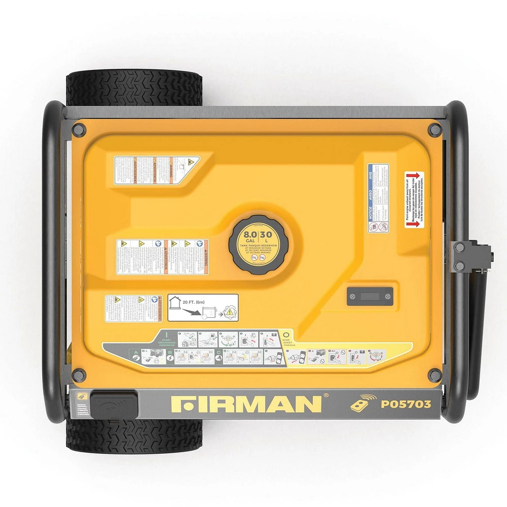 FIRMAN Power Equipment P05703 Gas Powered 7100/5700 Watt (performance Series) Extended Run Time Portable Generator