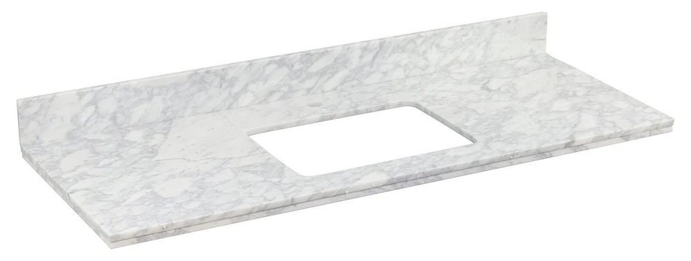 Imaginations Américaines 47.5-po. W Quartz Bianca Carara