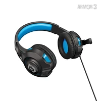 SoundTac Universal Gaming Headset For PS5™/Xbox Series X®/Xbox Series S®/Nintendo Switch®/Nintendo Switch® Lite/ PS4®/Xbox One®/Wii U®/PC/Mac® (Blue) - Armor3