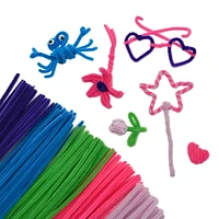 Hello Hobby Pastel Fuzzy Sticks, Bendable, flexible & fuzzy