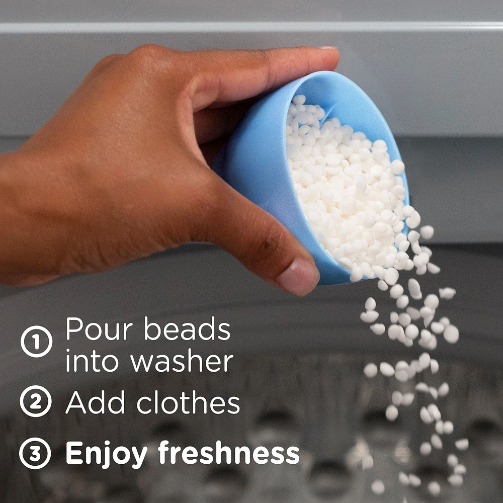 Downy Light Laundry Scent Booster Beads, Ocean Mist Scent, In-wash fabric beads designed to be gentle with a light boost of scent, No Heavy Perfumes, 680G