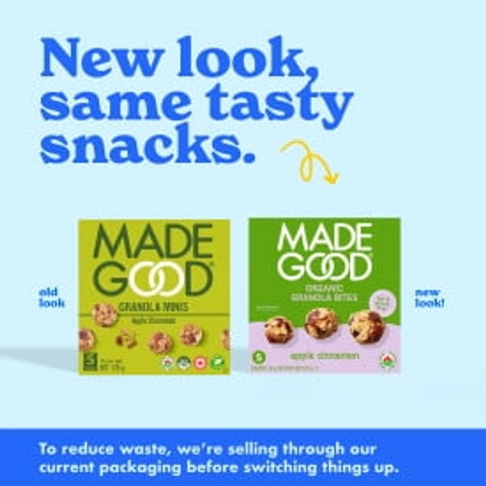 MadeGood Apple Cinnamon Granola Minis 5pk, 5 x 24 g