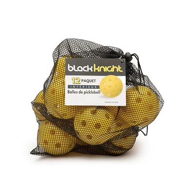 Pickleballs d'intérieur Black Knight