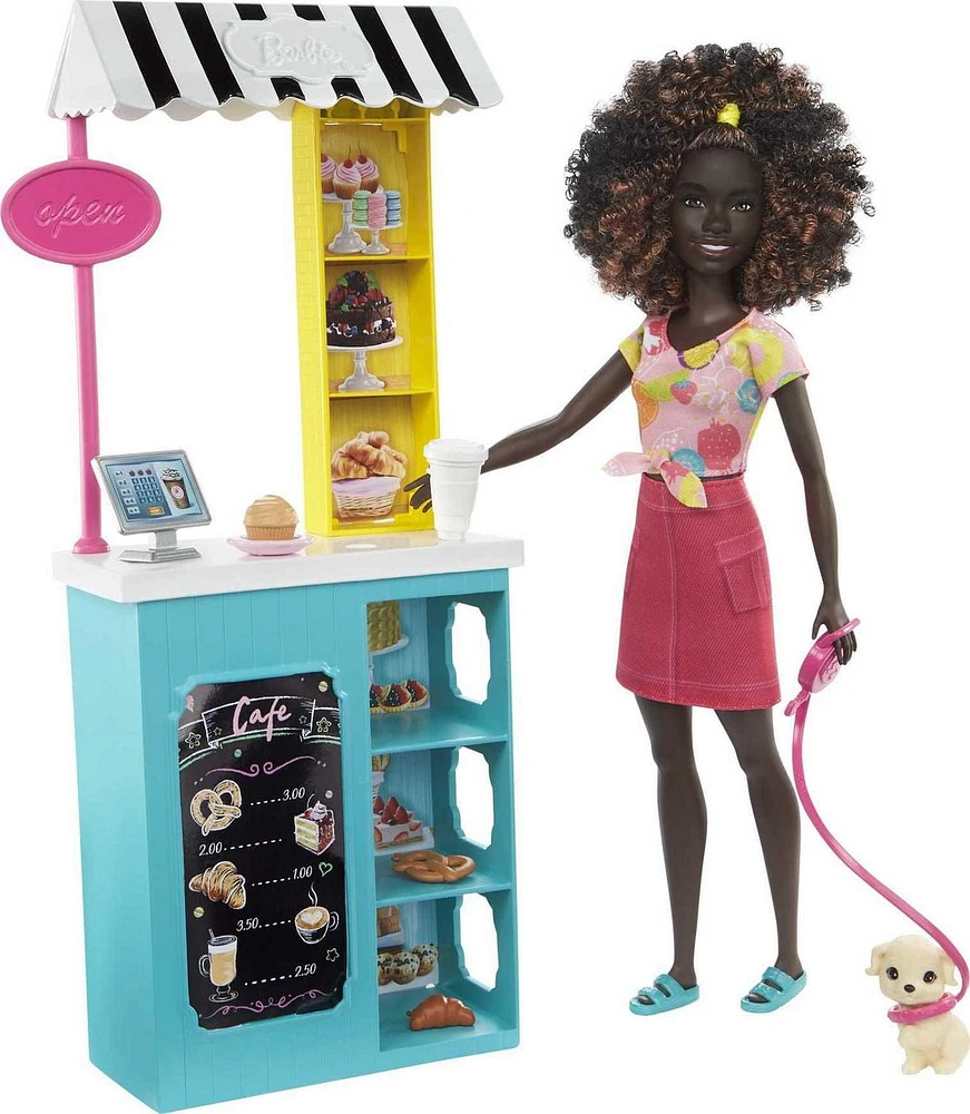 Coffret de jeu Café Life in the City Barbie avec poupée Barbie