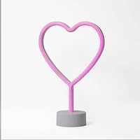 Lumière néon à DEL Merkury Heart de 12 po Néon LED Coeur