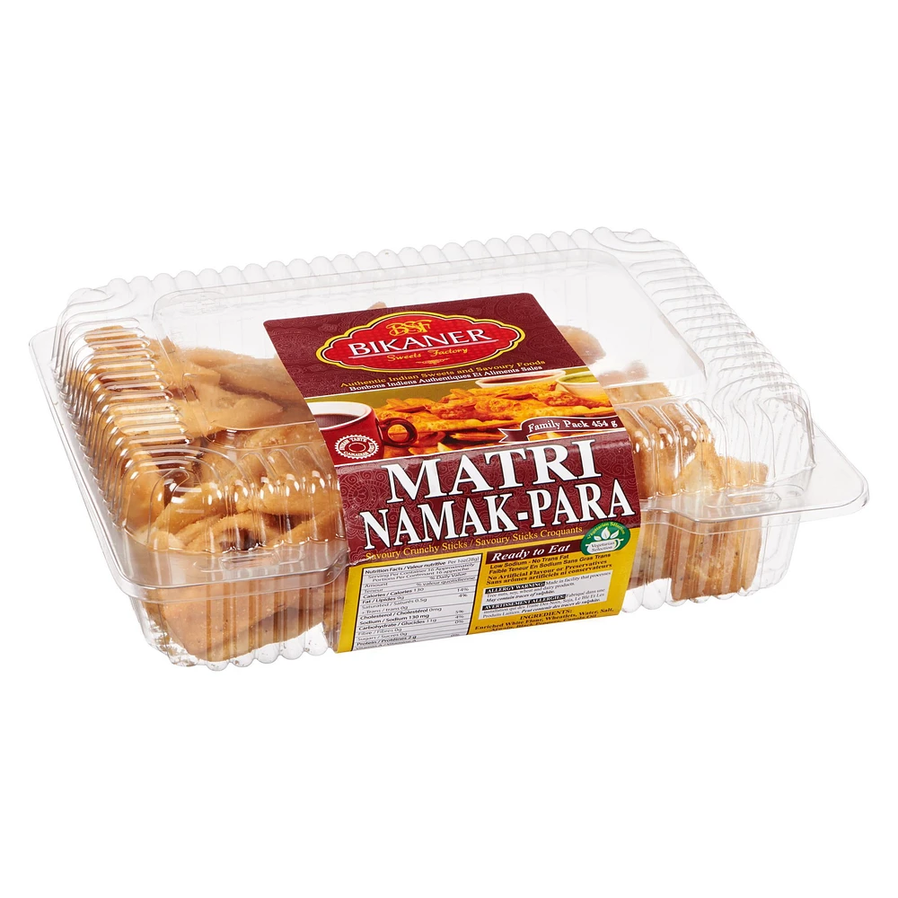 Bikaner Matri Namak Para Savoury Crunchy Sticks, 454 g